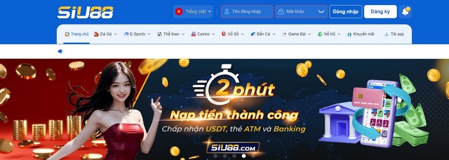 Truy cập vào giao diện màn hình chính của website